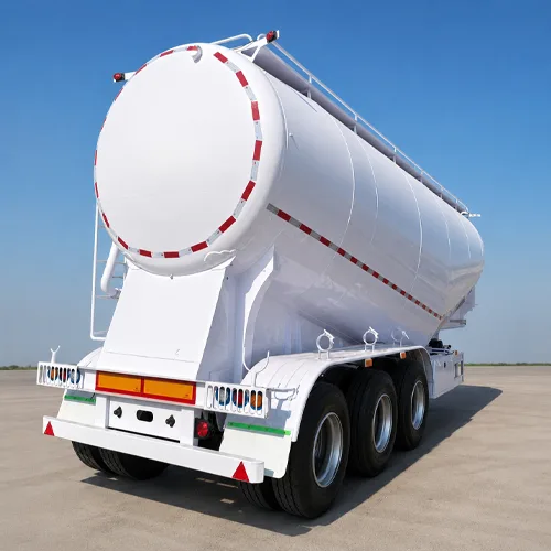 POWDER AND ASH TANK SEMI-TRAILER