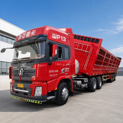 DUMP SIDE-TIPPING SEMI-TRAILER